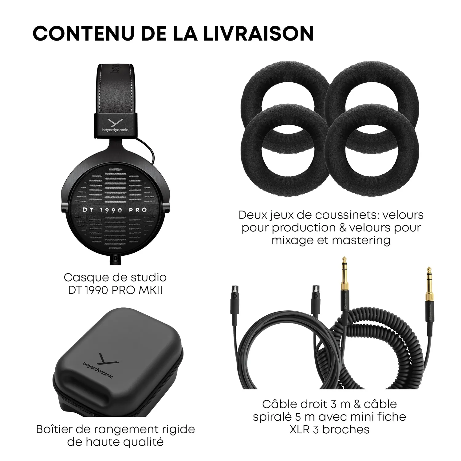 beyerdynamic DT 1990 Pro MKII casque studio ouvert Tesla