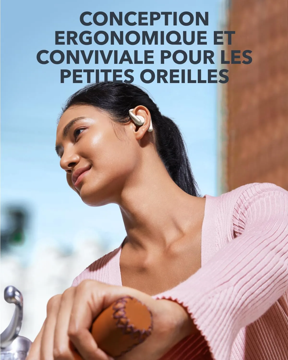 Soundcore AeroFit écouteurs open-ear noir 42h IPX7