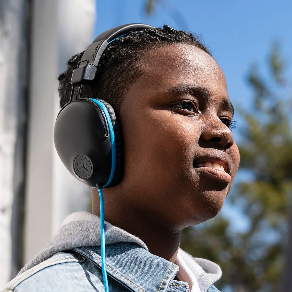 JLab JBuddies Pro casque filaire enfant bleu 85dB