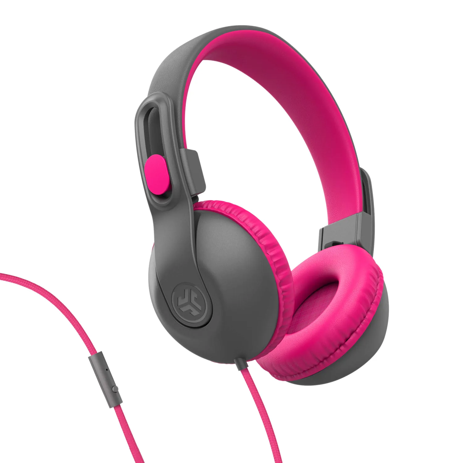 JLab JBuddies Studio 2 casque enfant rose filaire