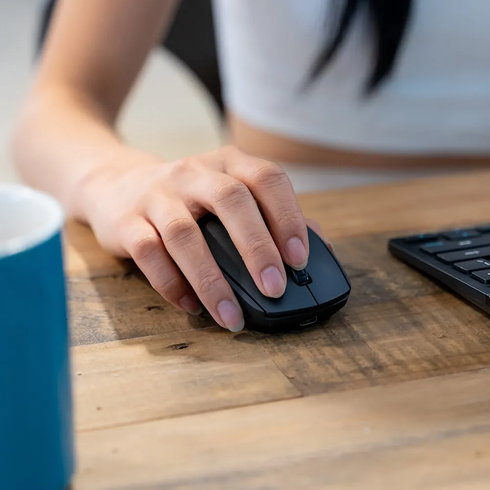 JLab GO ensemble clavier souris sans fil noir bureau