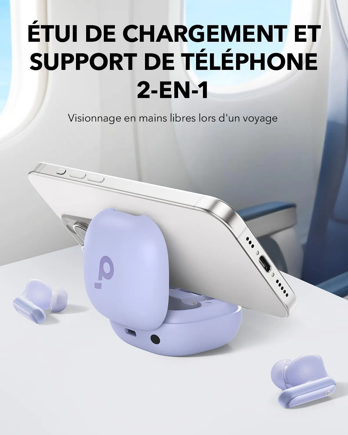 Soundcore by Anker P40i écouteurs bluetooth violet ANC