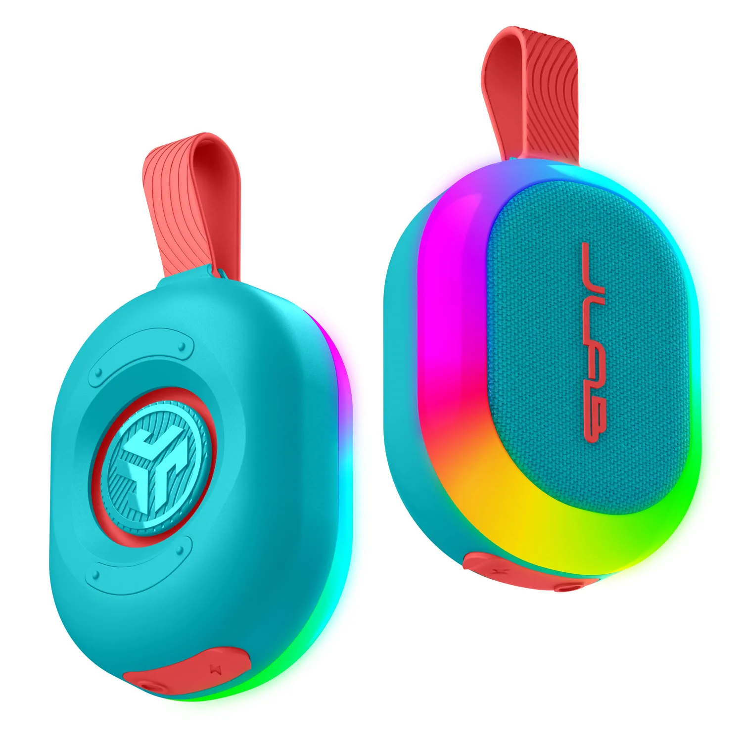 JLab Pop Party enceinte Bluetooth portable cyan 8h