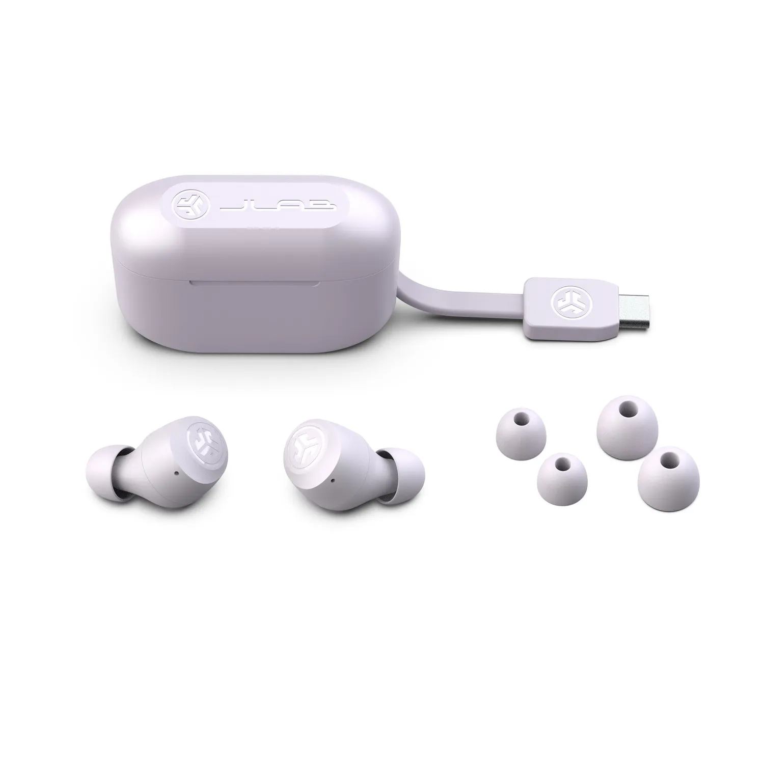 JLab Go Pop+ ecouteurs bluetooth lilas 35h
