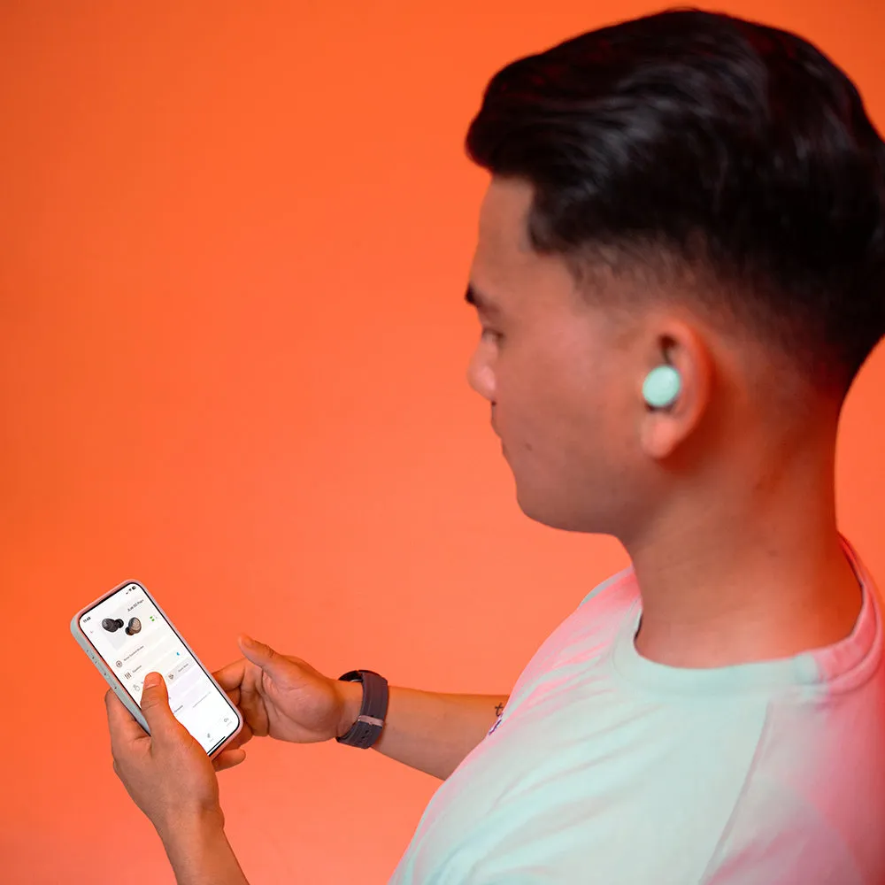 JLab Go Pop+ ecouteurs bluetooth menthe + mousse
