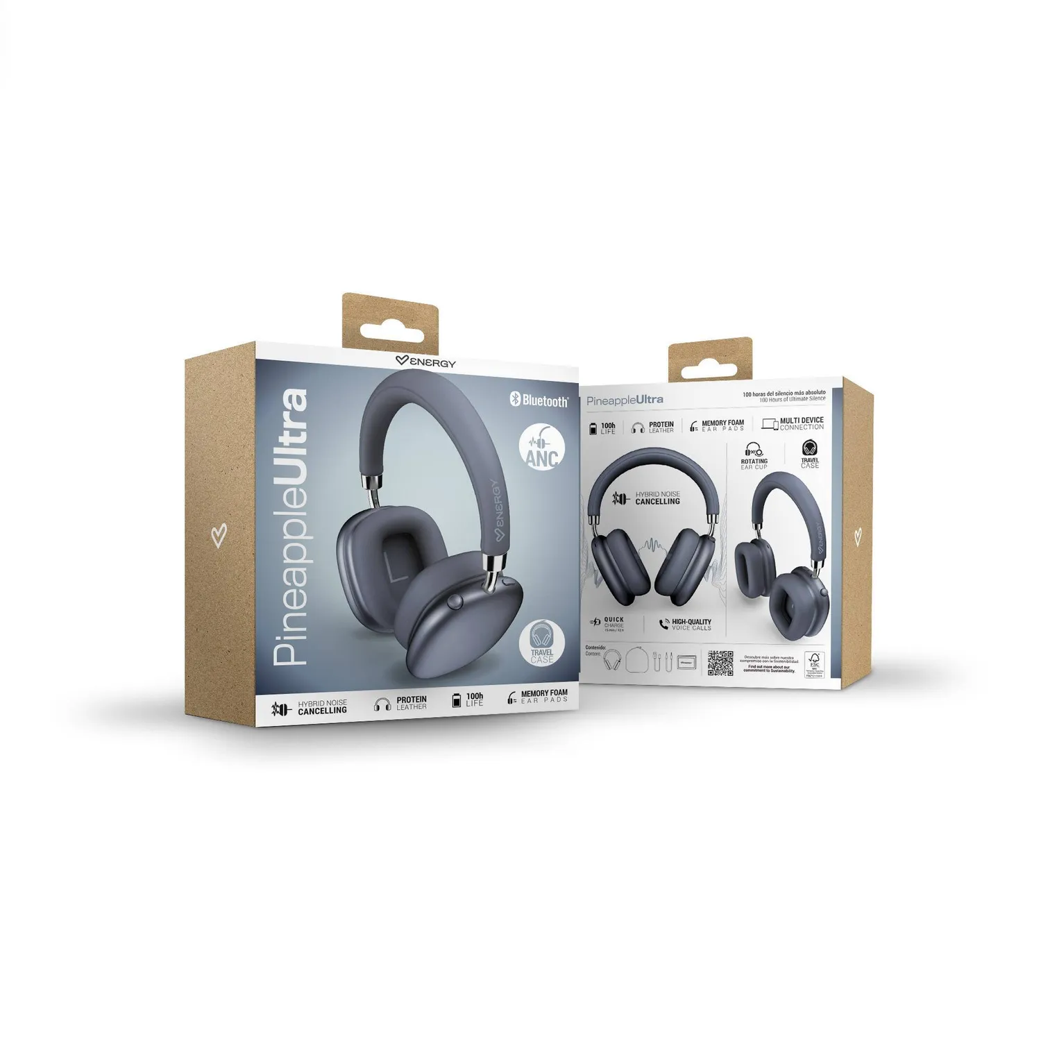 Energy Sistem PineApple Ultra casque Deep 100 h ANC