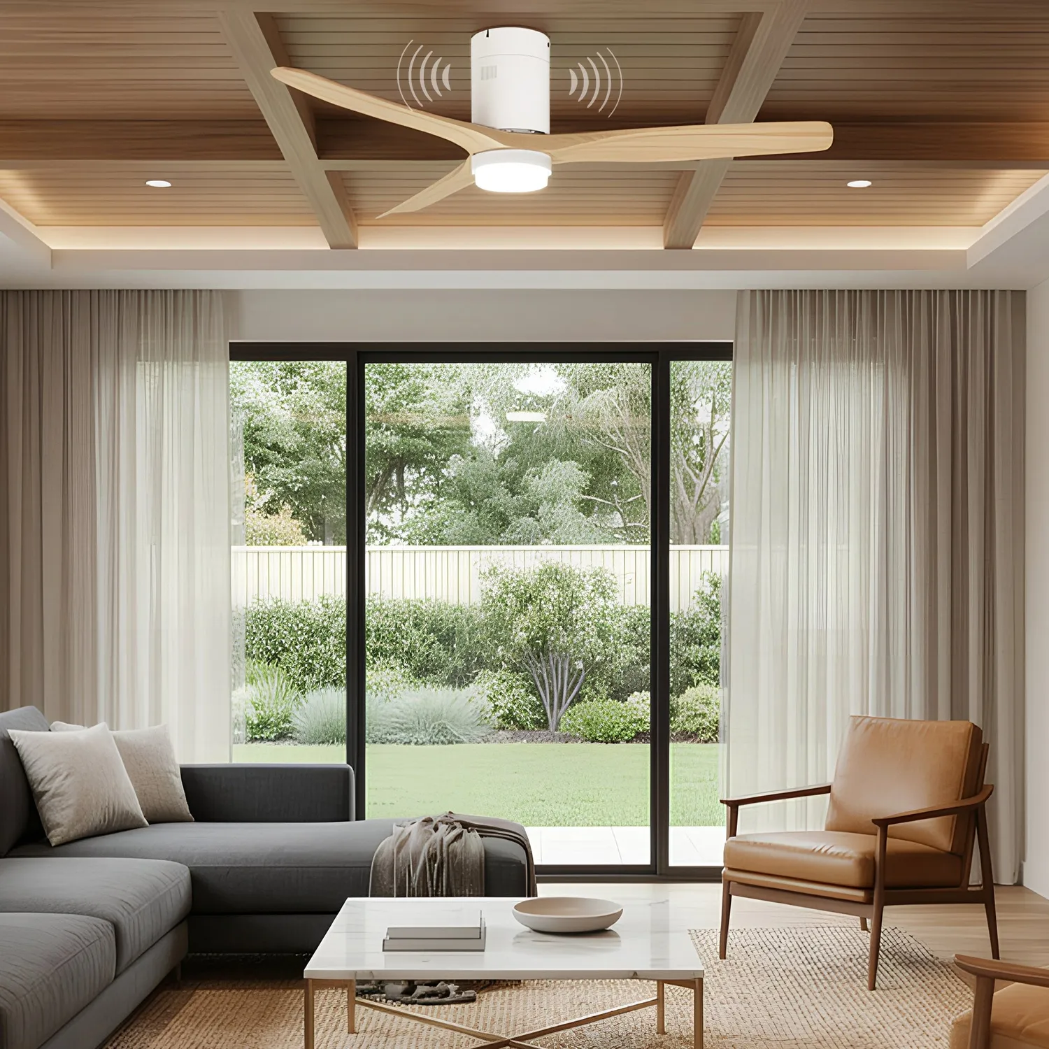 Energy Sistem SoundAir ventilateur plafond bluetooth blanc