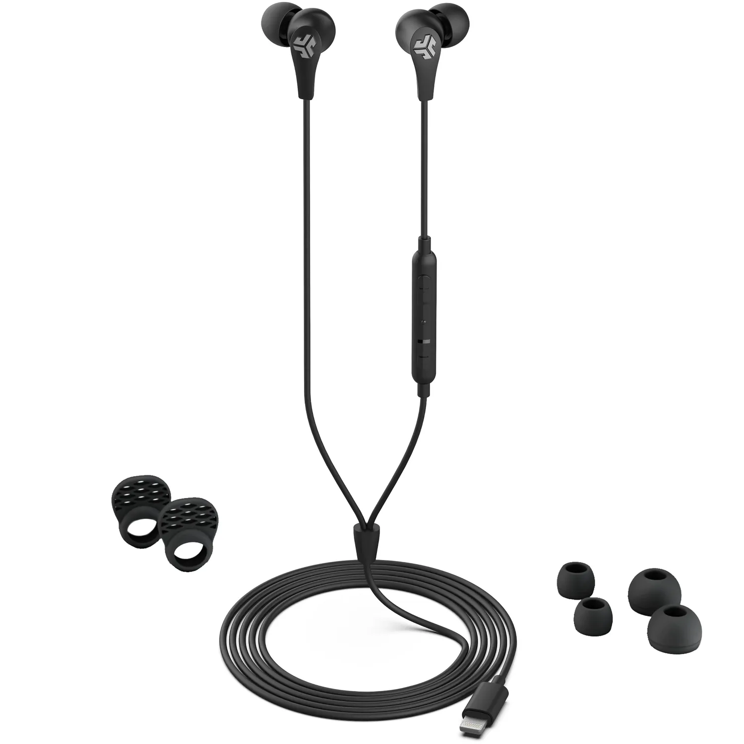 JLab JBuds Pro écouteurs filaires Lightning noir