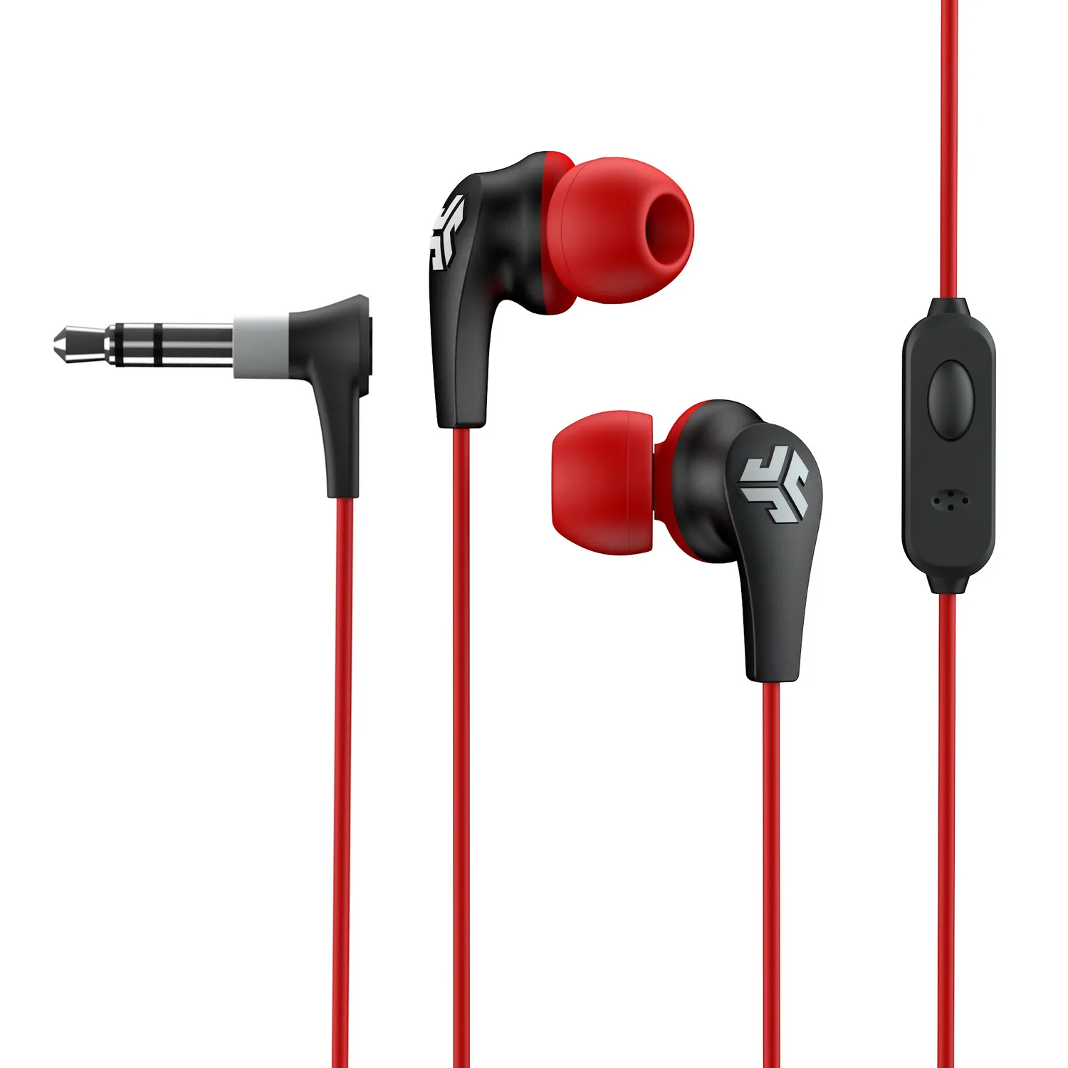 JLab JBuds Pro écouteurs filaires rouge jack