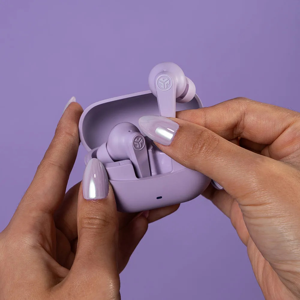 JLab Go Pods ANC écouteurs sans fil Lilac 40 dB