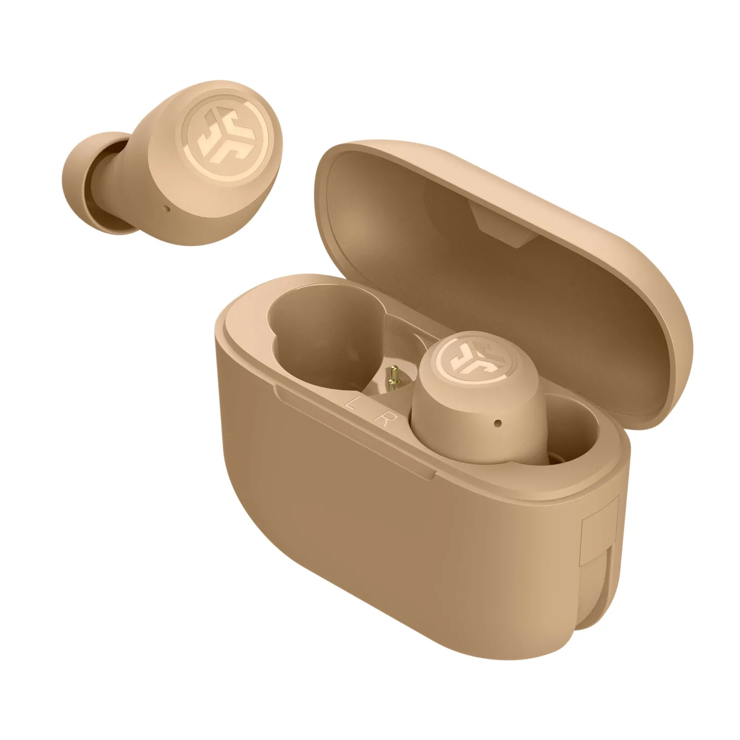 JLab GO Tones+ 728 N écouteurs bluetooth teinte nude discret
