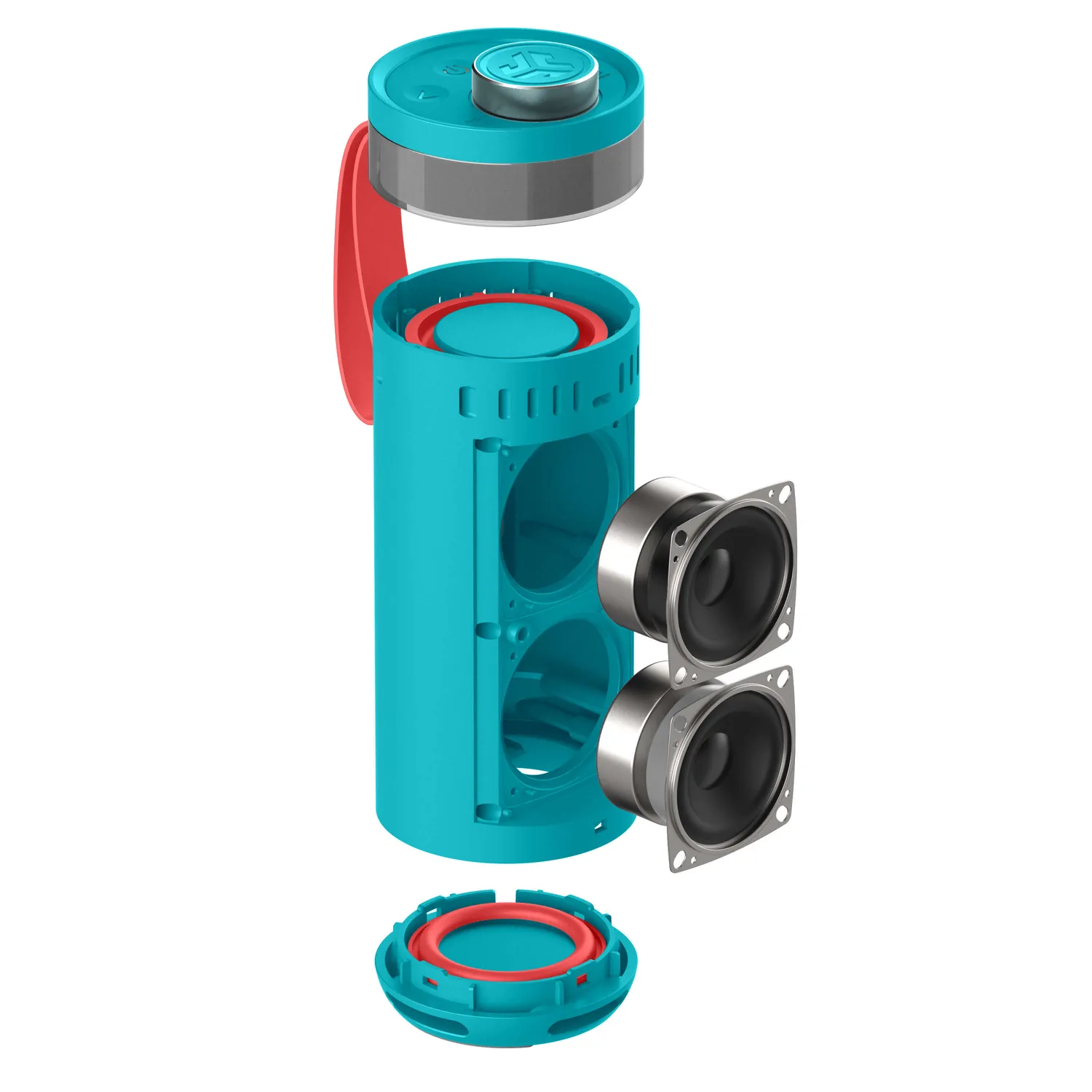 JLab Go Party enceinte bluetooth cyan 10W IP56