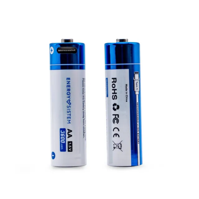 Energy Sistem Charge Pro C piles AA rechargeables x2