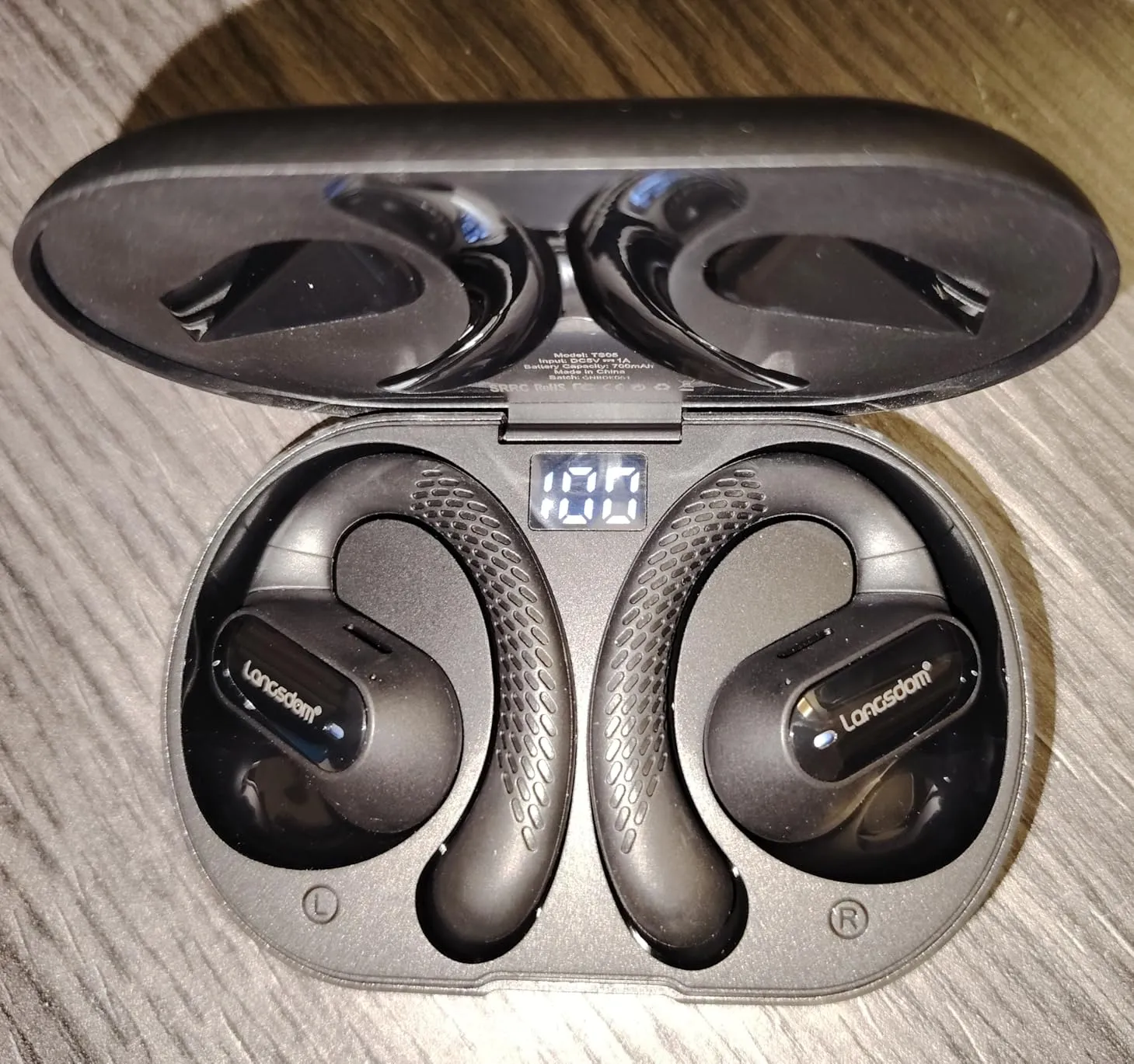 Soundswealth écouteurs bluetooth 5.4 noir 40h IPX5
