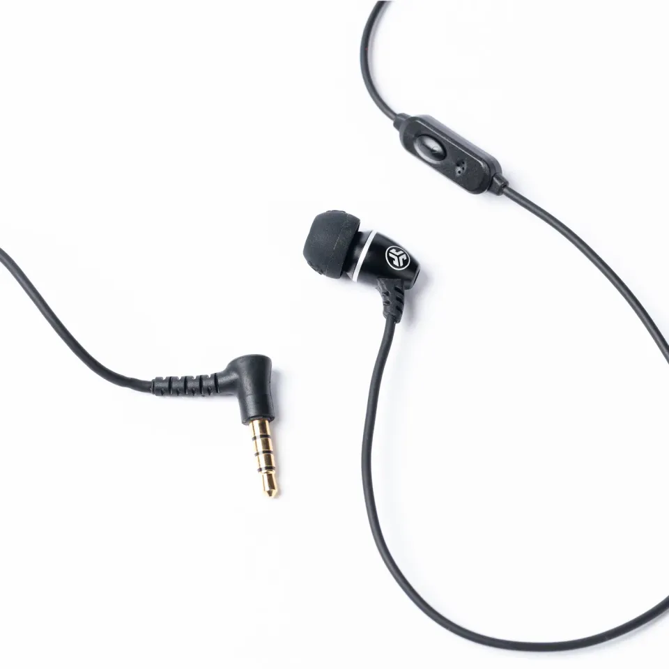 JLab JBuds J6MS oreillette filaire mono micro jack noir