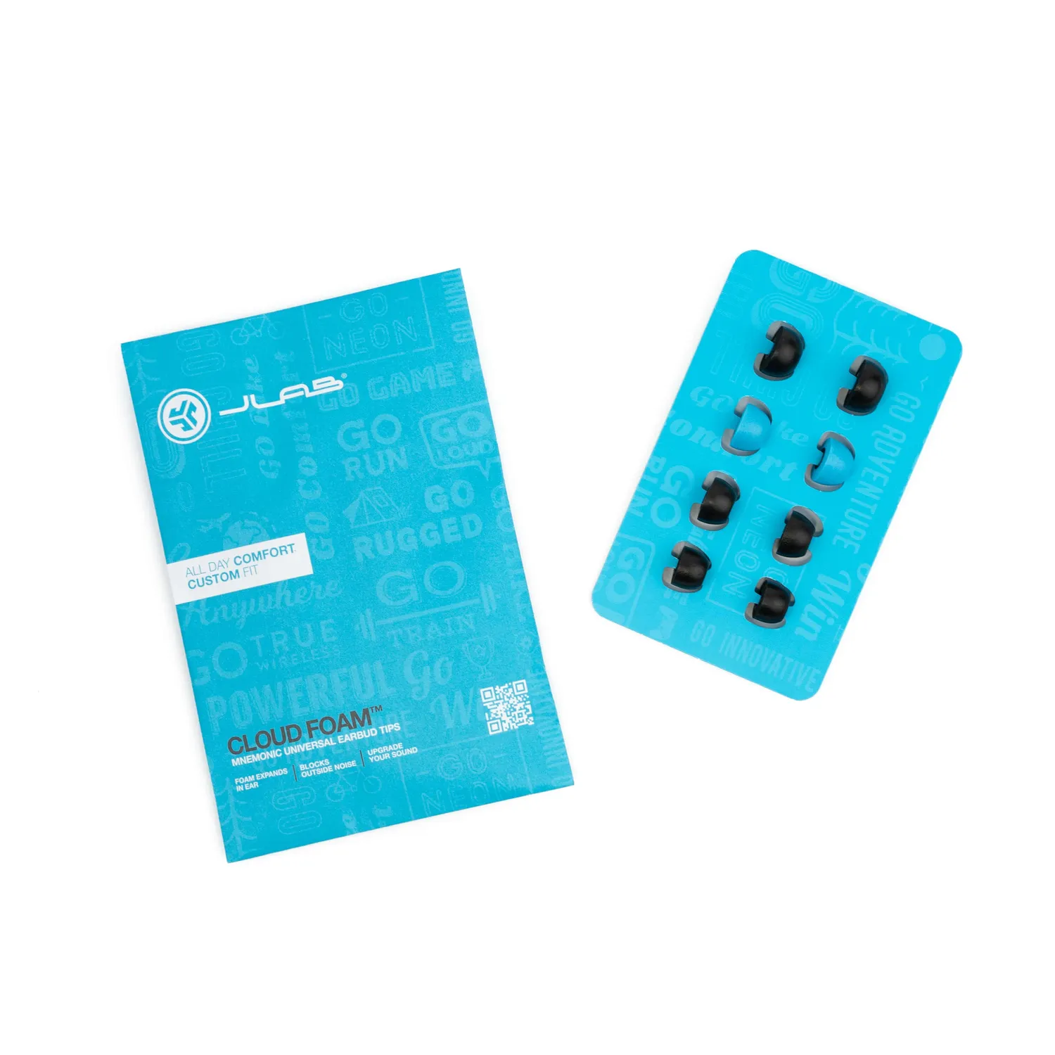 JLab Cloud Foam Mnemonic embouts mousse S M L lot 4