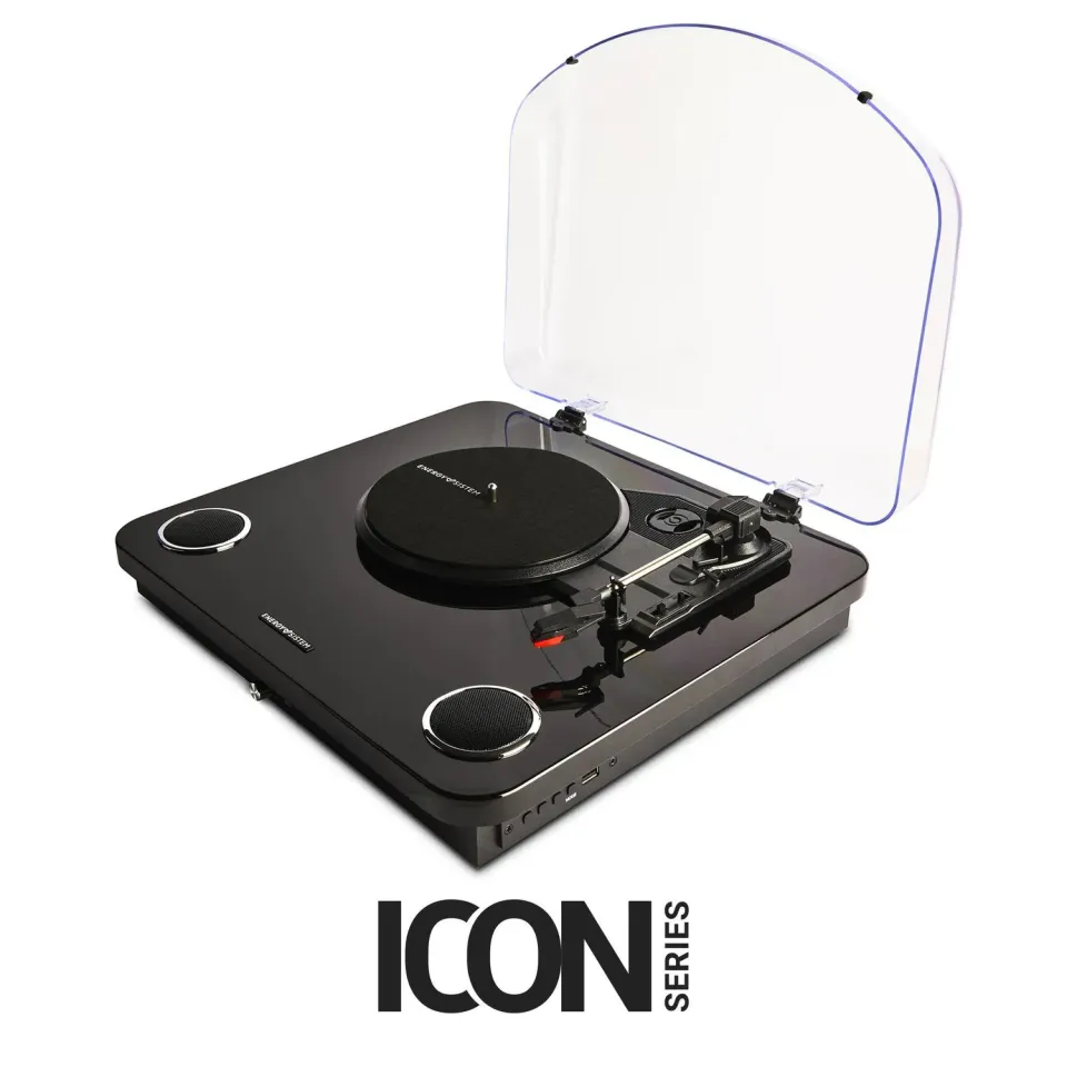 Energy Sistem BlackSpin platine vinyle noir 33/45/78 tours