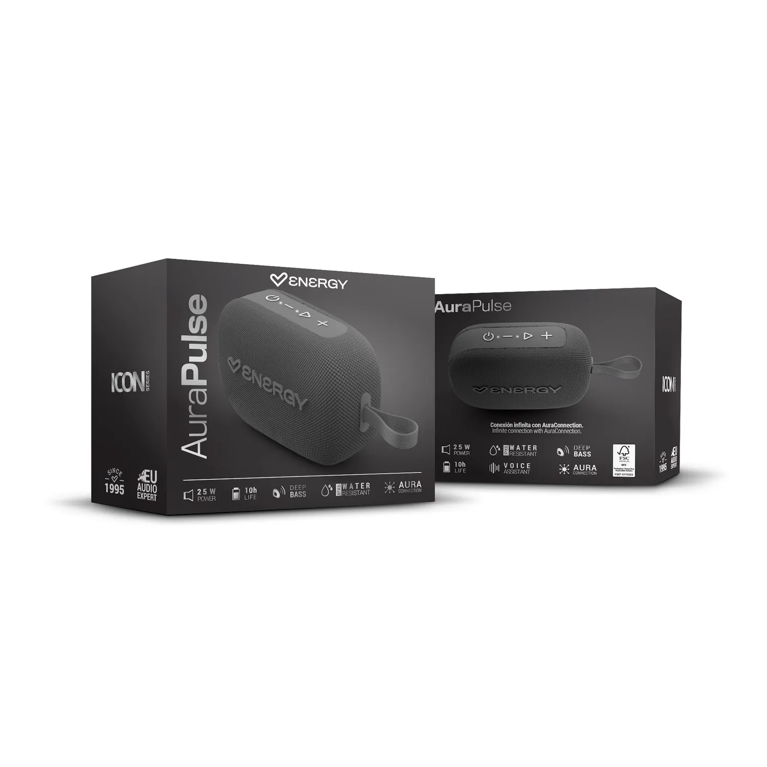 Energy Sistem AuraPulse enceinte Bluetooth Dark 25W