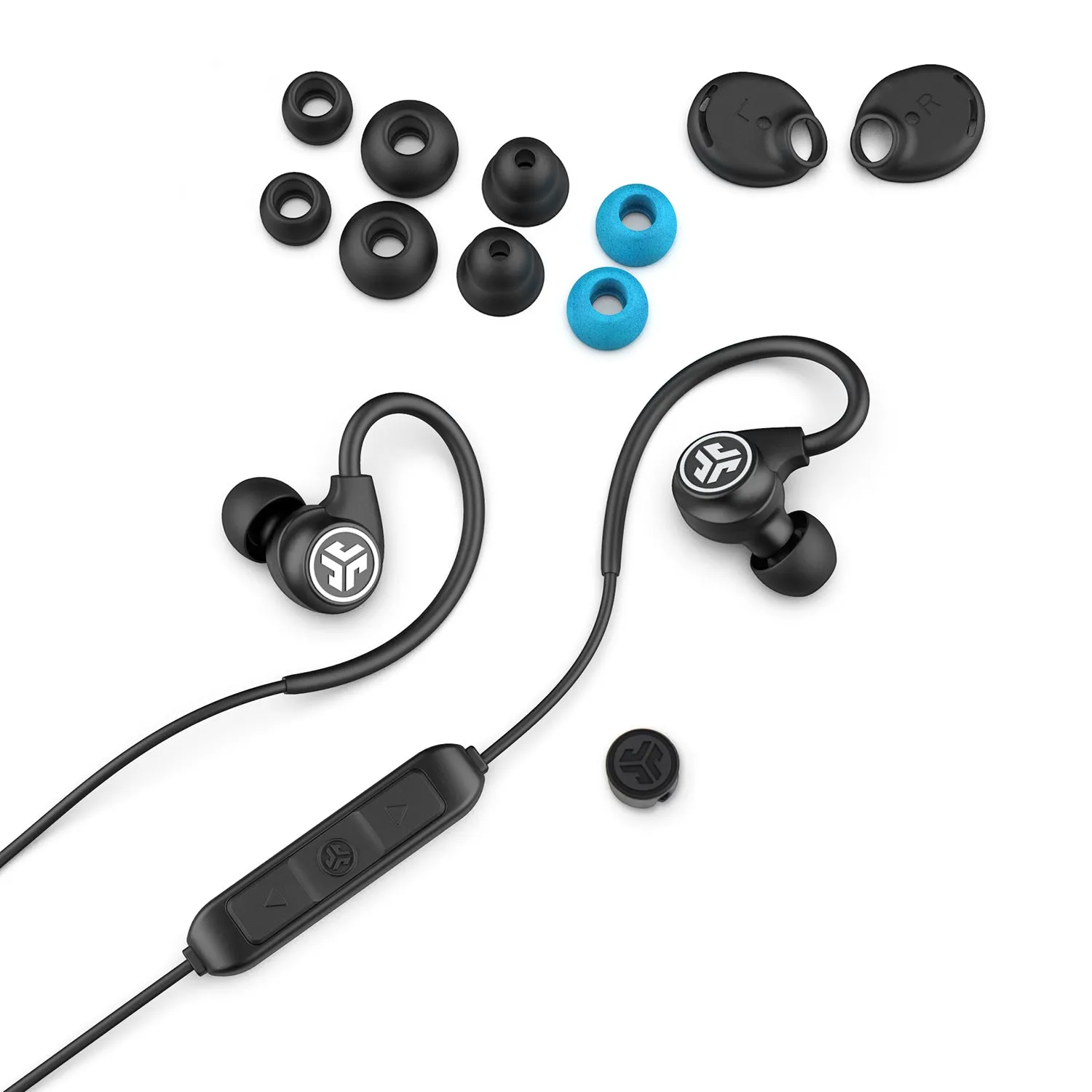 JLab Fit Sport 2 écouteurs sport bluetooth noirs IP55