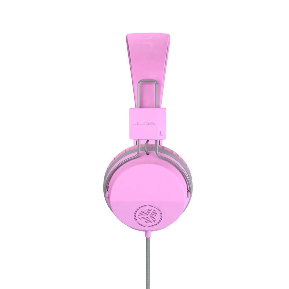 JLab JBuddies Studio casque enfant filaire rose 85dB