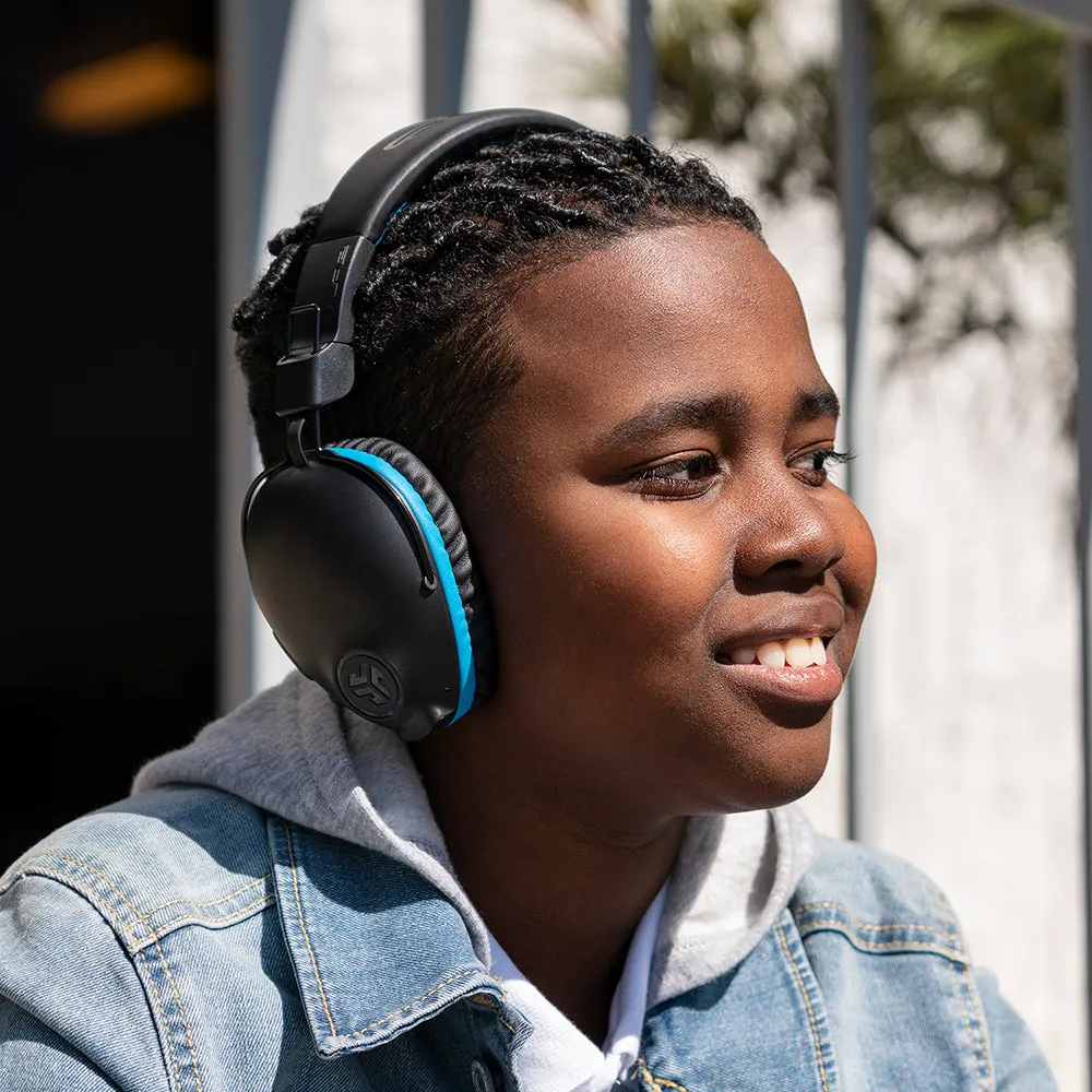 JLab JBuddies Pro casque enfant bluetooth bleu 35h