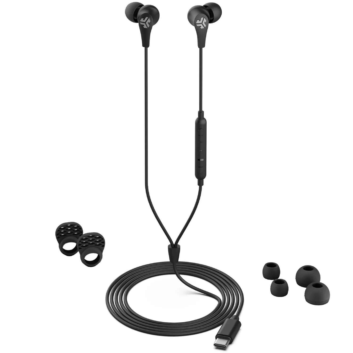 JLab JBuds Pro écouteurs filaires USB-C noir