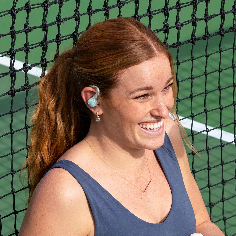 JLab GO Air Sport ecouteurs bluetooth bleu clair IP55