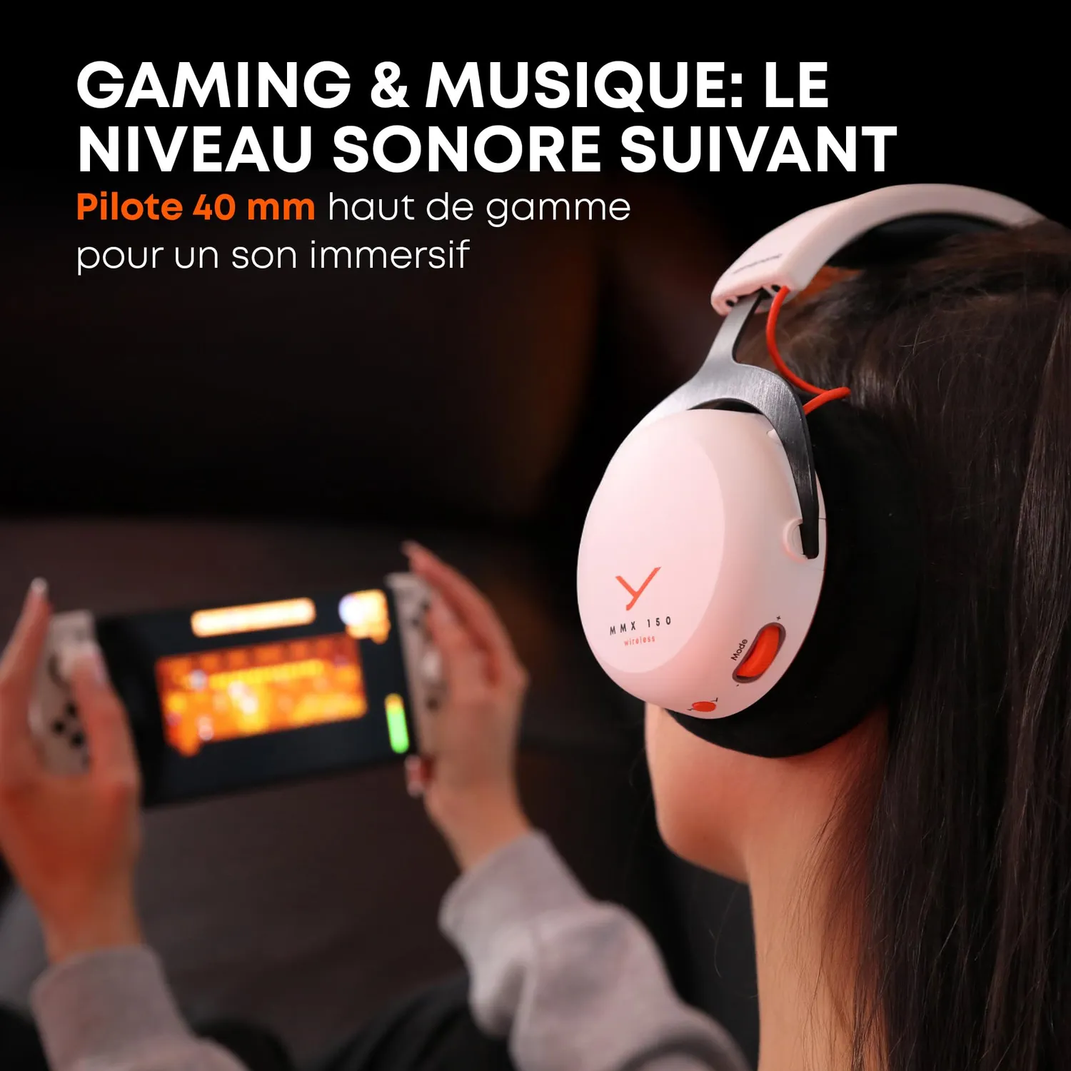 beyerdynamic MMX 150 Wireless casque gaming noir 50 h velours