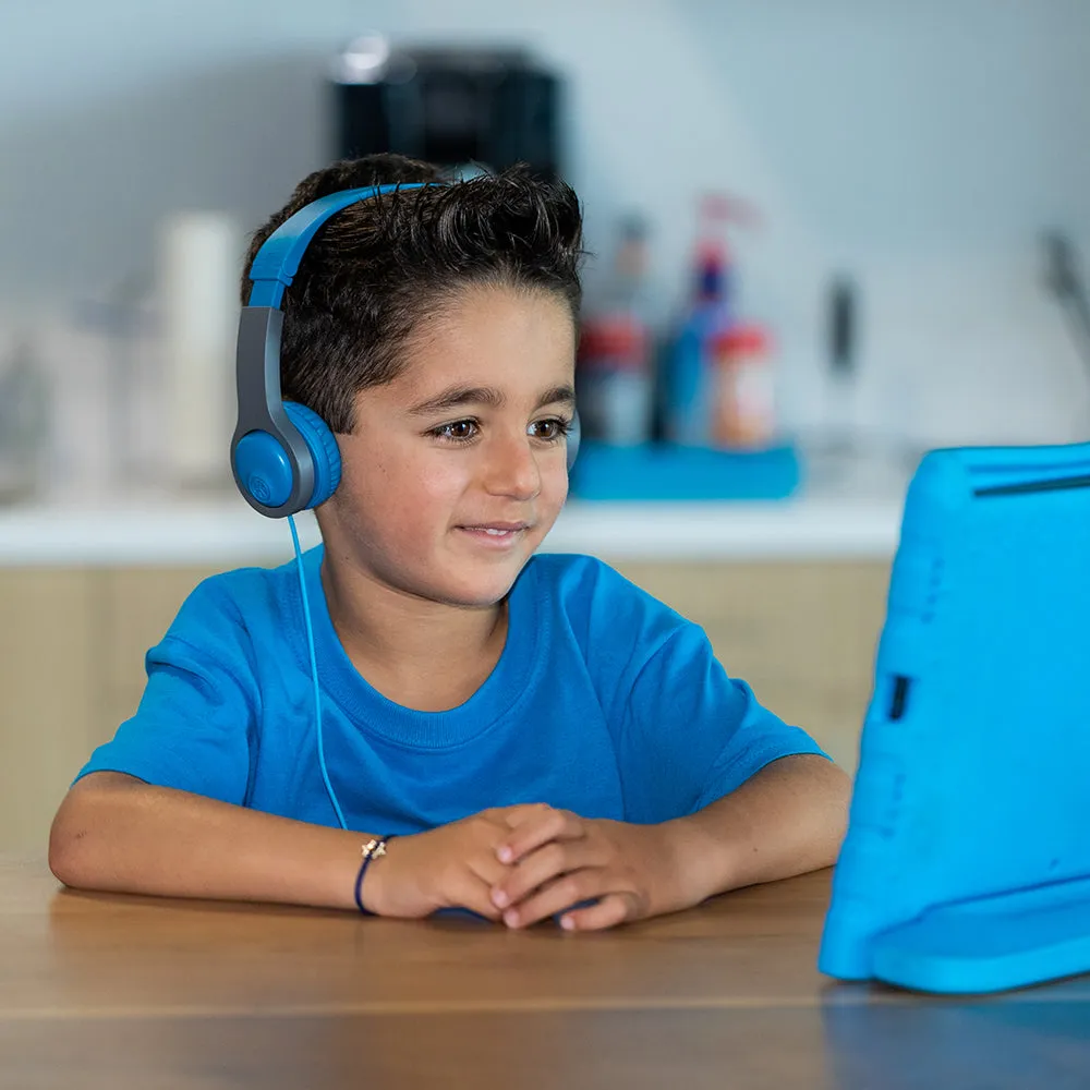 JLab JBuddies Folding casque enfant filaire bleu 85dB