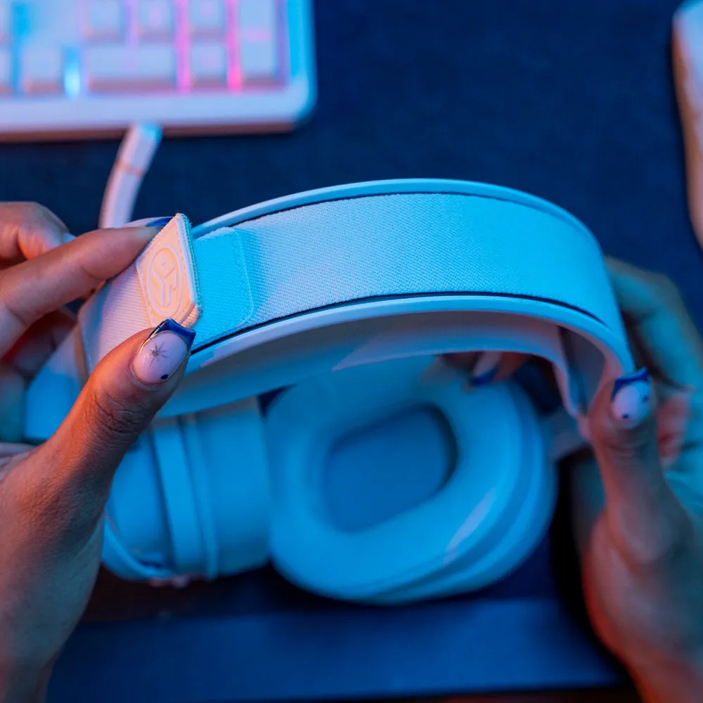 JLab Nightfall Wireless casque gaming blanc 70h