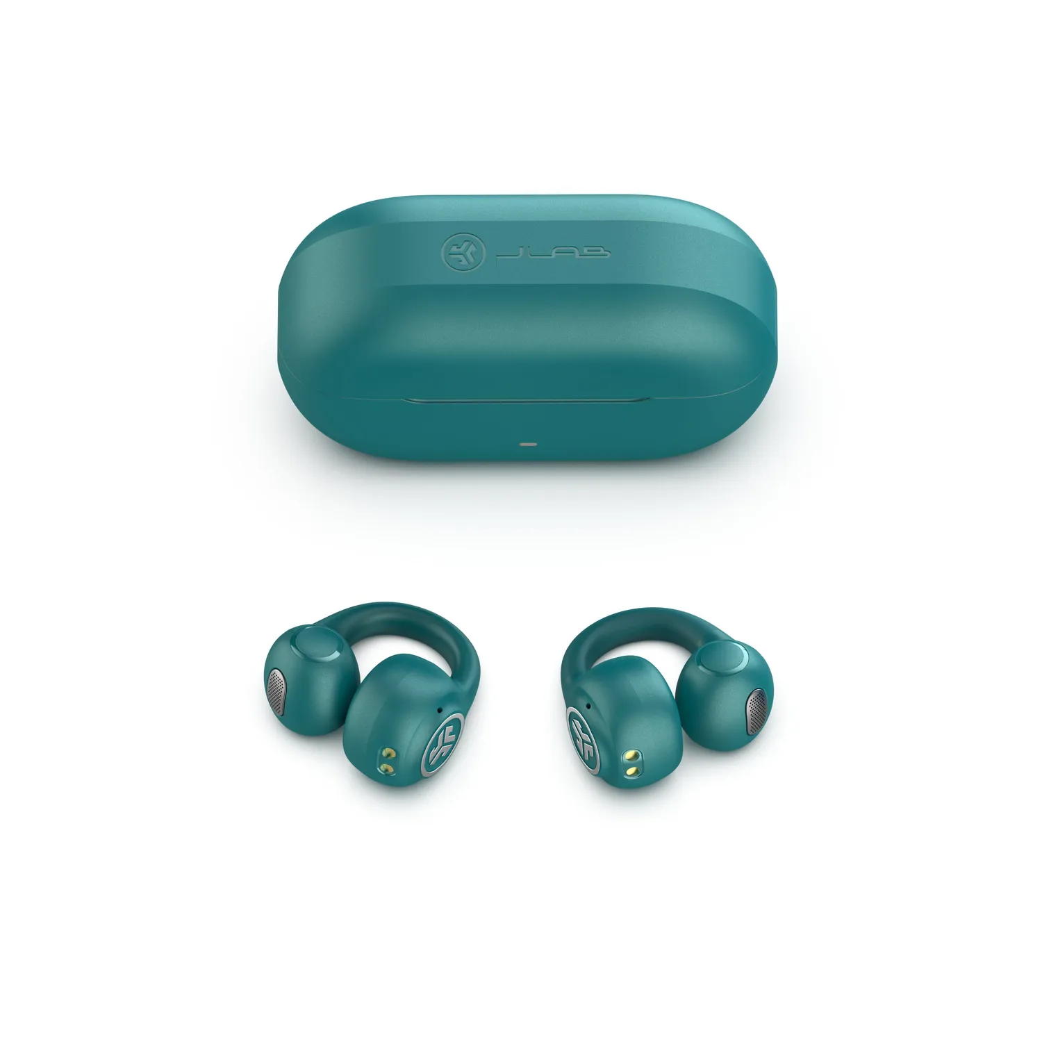 JLab Flex Open écouteurs bluetooth teal 21h ouvert