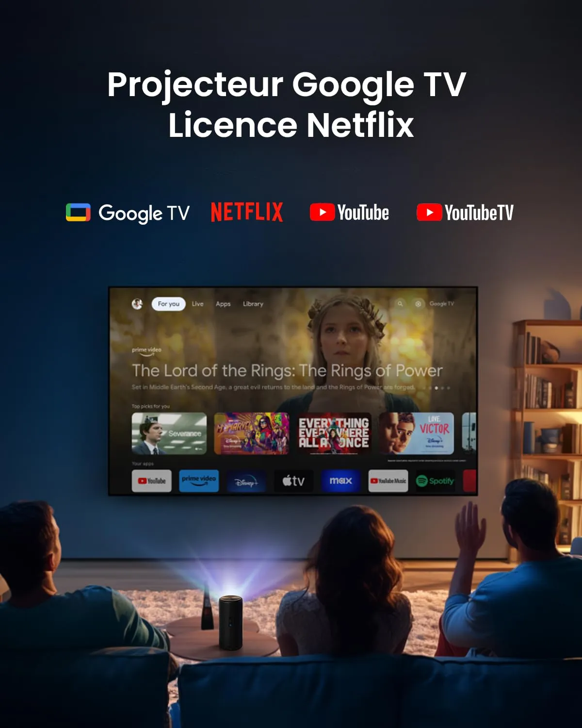 Anker Nebula Capsule 3 Laser vidéoprojecteur portable 120" 1080p