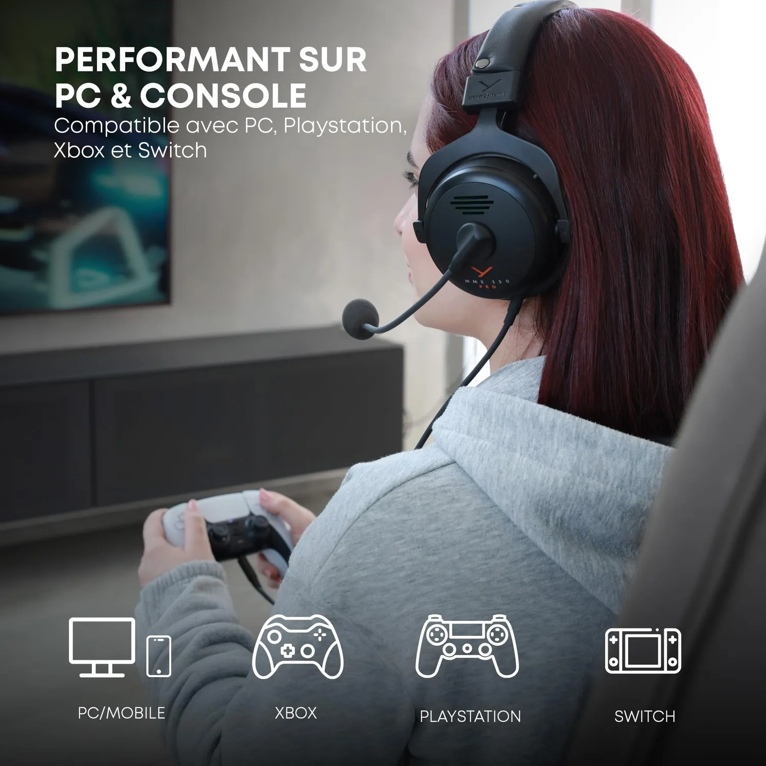 beyerdynamic MMX 330 Pro casque gaming ouvert filaire