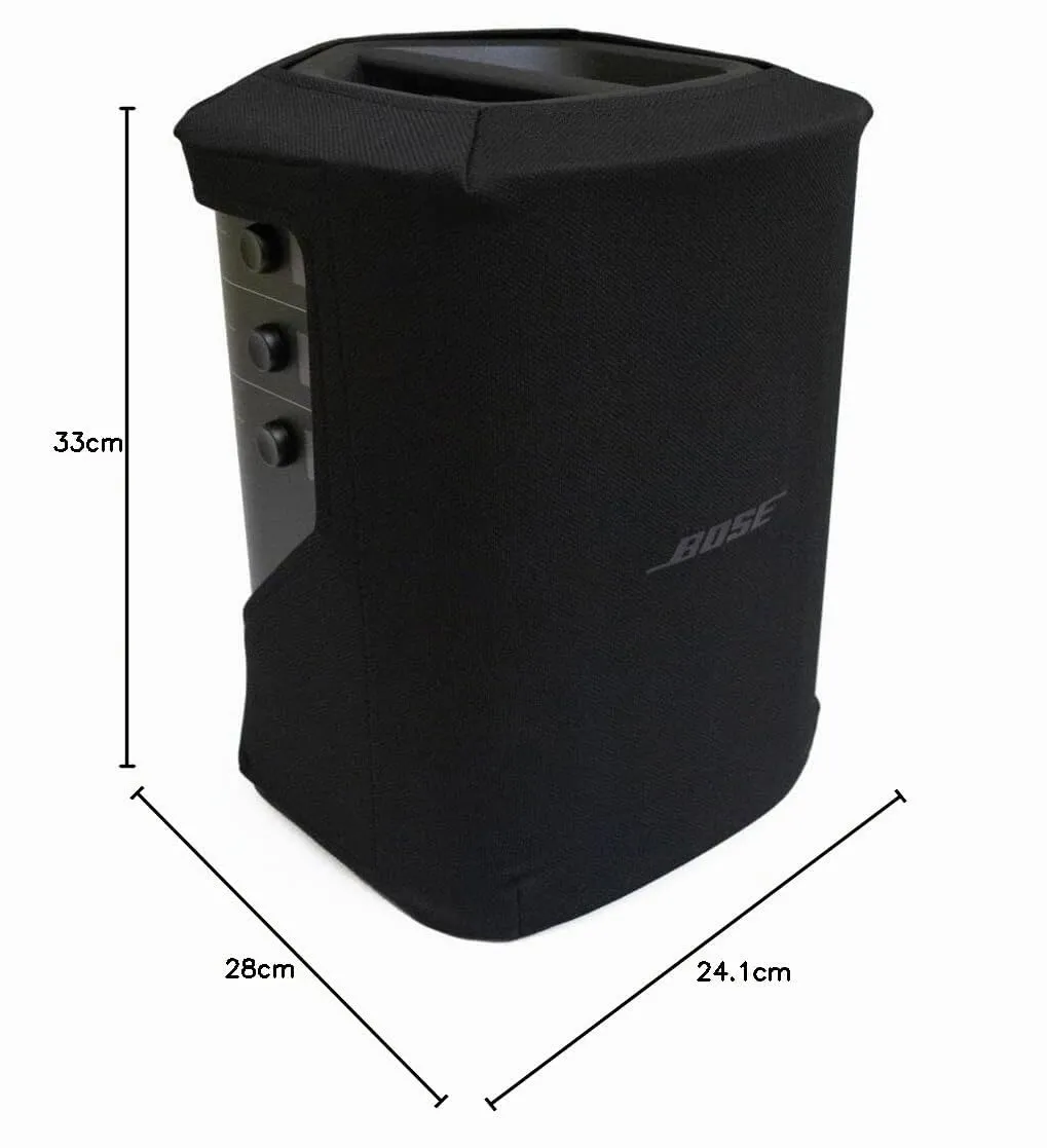 Bose S1 Pro+ housse enceinte noire stretch