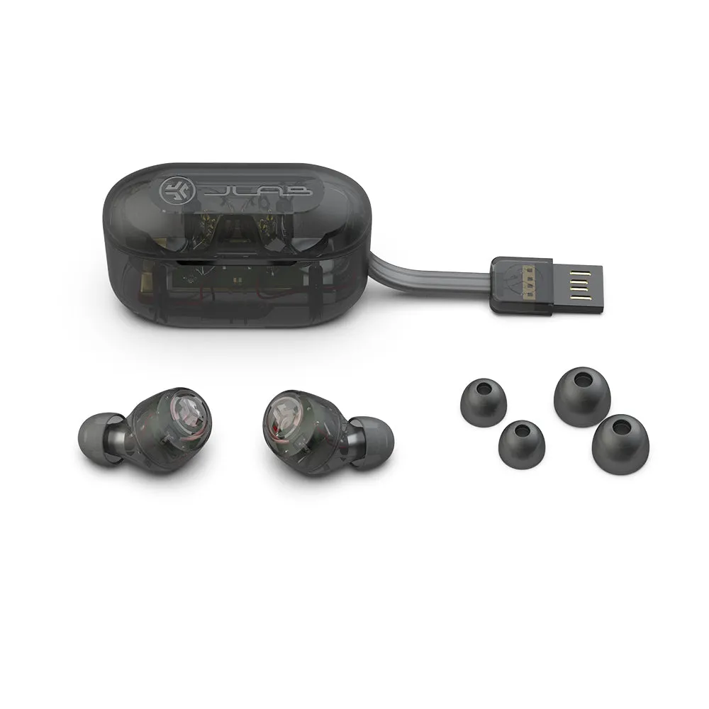 JLab GO Air POP écouteurs sans fil transparent 32h