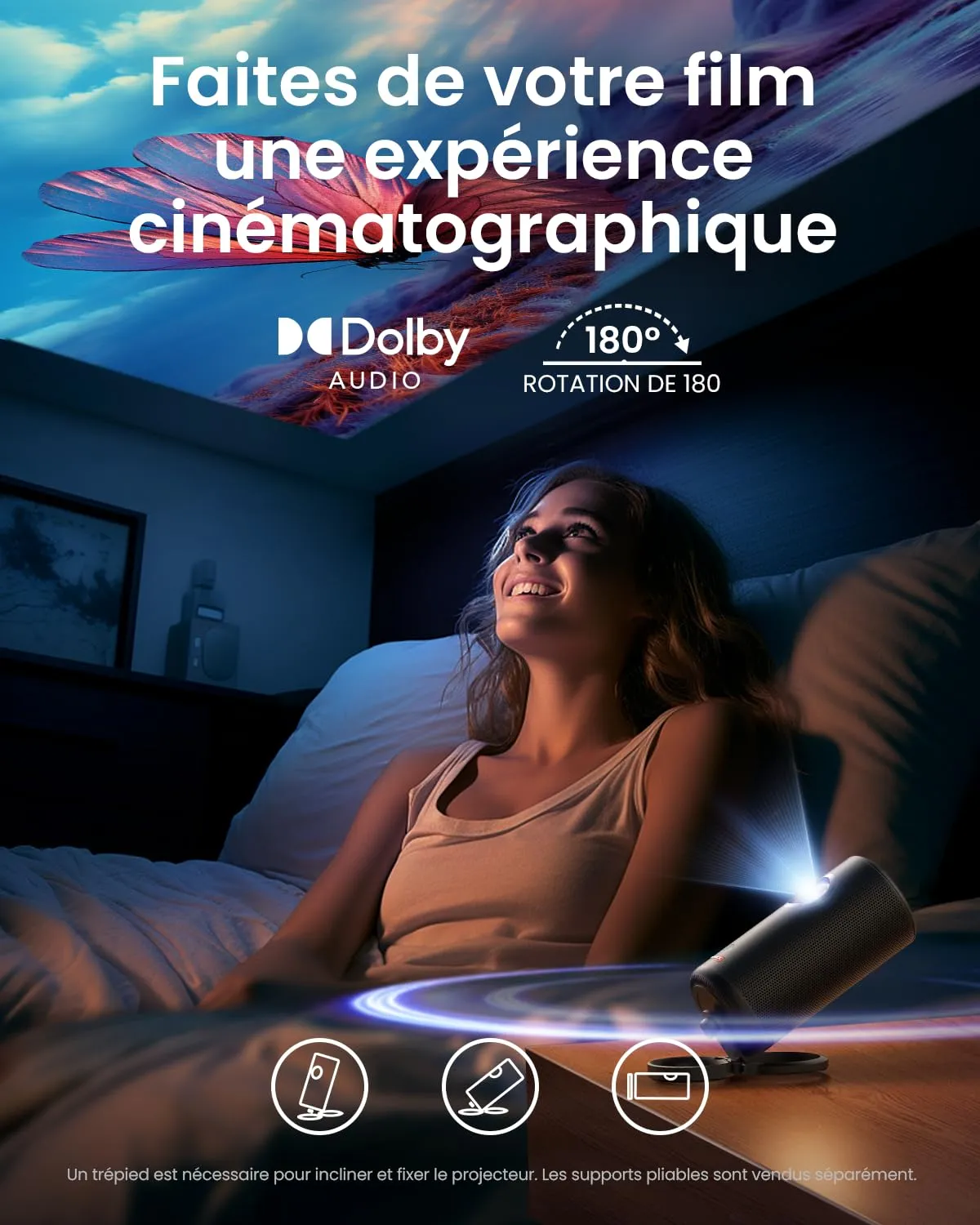 Anker Nebula Capsule 3 Laser vidéoprojecteur portable 120" 1080p