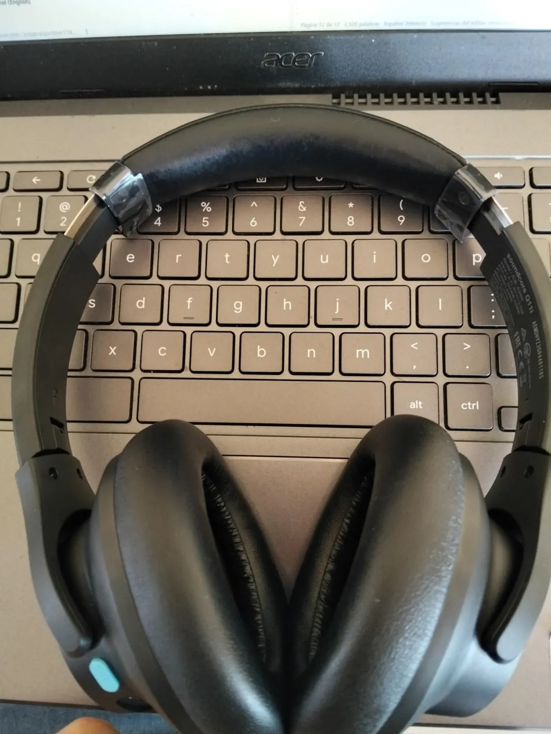 Soundcore Q11i casque bluetooth gris-noir 60h basses