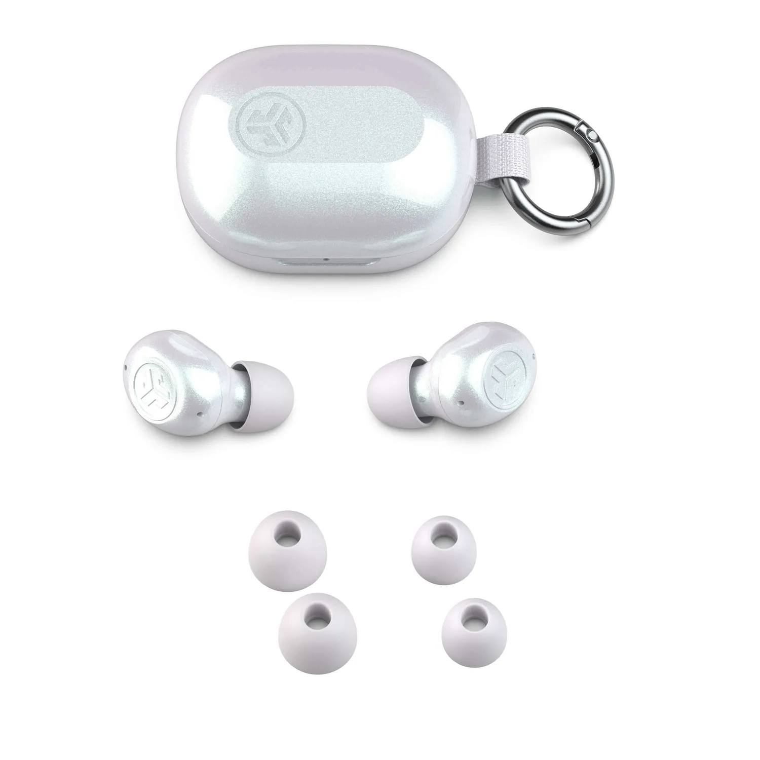 JLab JBuds Mini ANC Jelle Écouteurs Blanc Nacré