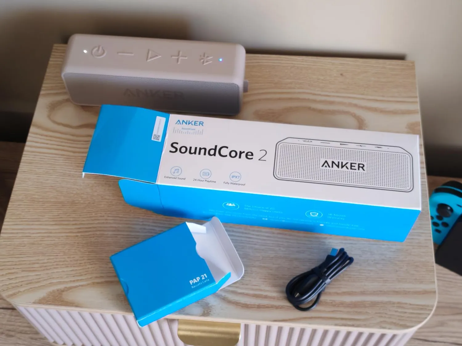 Soundcore 2 enceinte bluetooth noir 24h basses