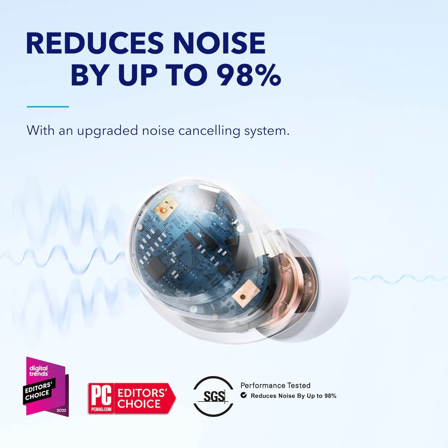 Soundcore Space A40 écouteurs sans fil blanc ANC