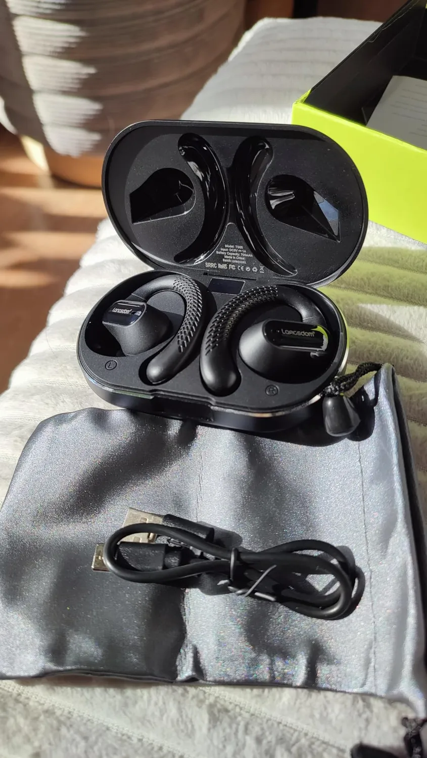 Soundswealth écouteurs bluetooth 5.4 noir 40h IPX5