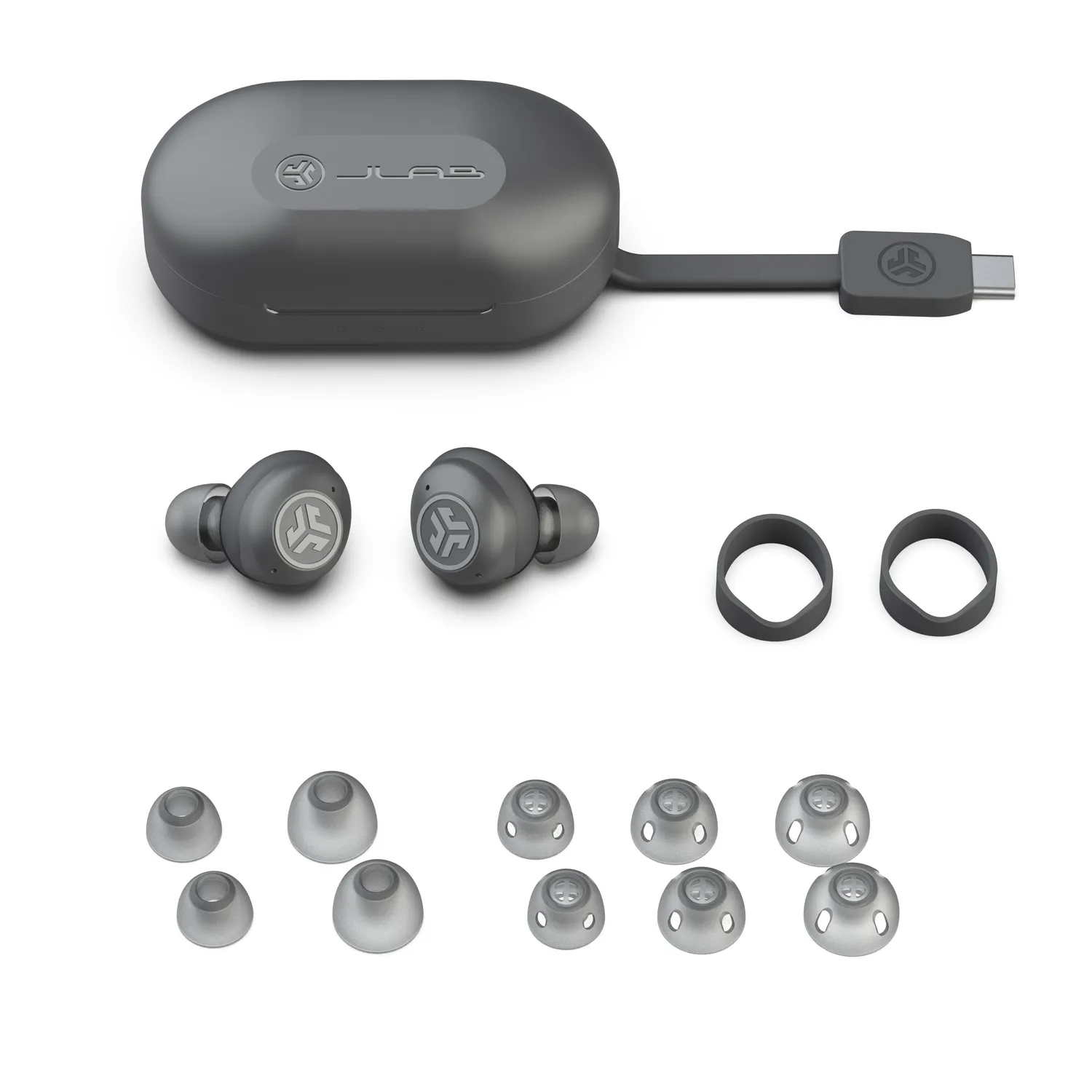 JLab Hear OTC aide auditive bluetooth graphite 40h