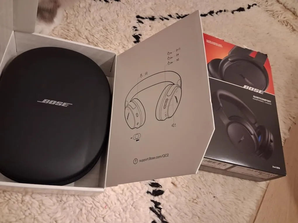 Bose QuietComfort 2e génération casque mauve rosé réduction bruit