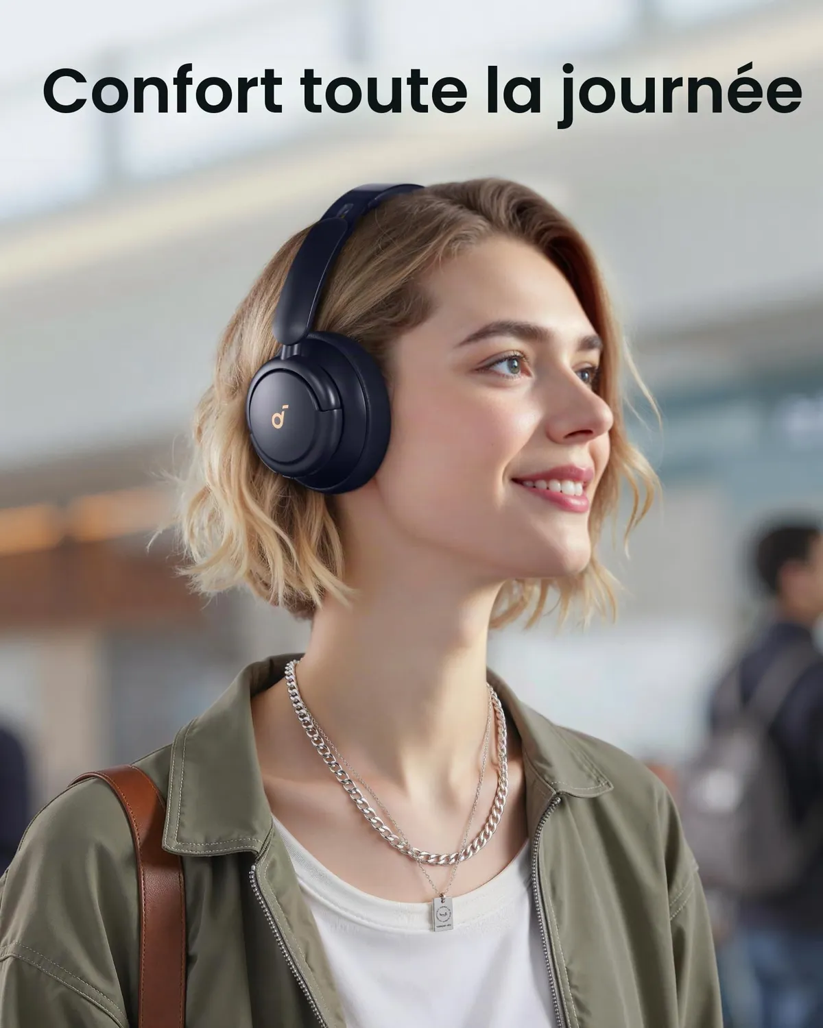 soundcore Q30 casque Bluetooth bleu marine ANC 50h