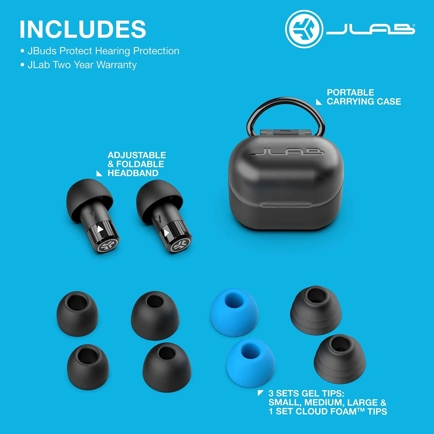 JLab Fourth of July Fireworks pack famille accessoires
