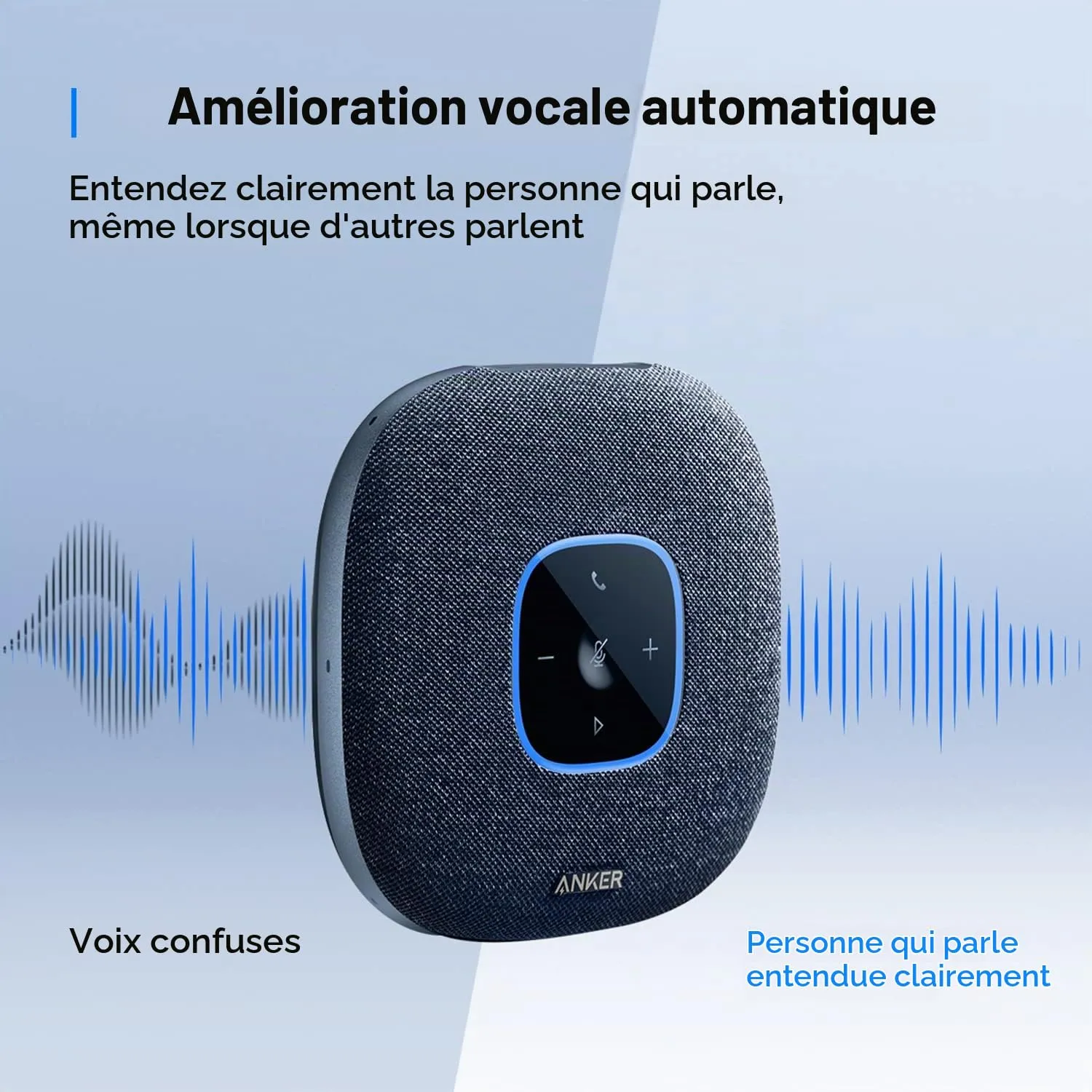 soundcore PowerConf S3 enceinte conférence Bluetooth 24h