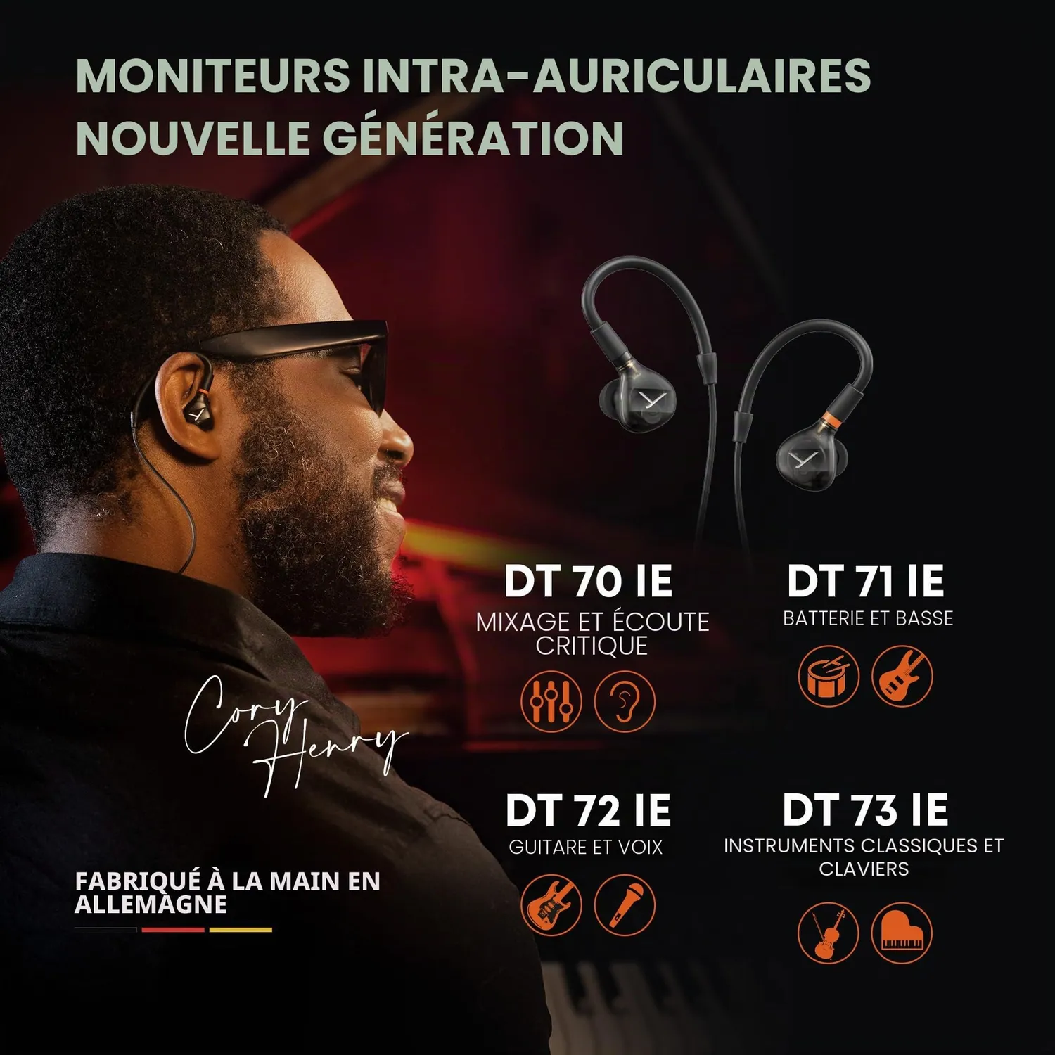 beyerdynamic DT 70 IE écouteurs in-ear mixage