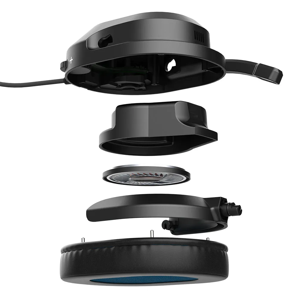 JLab Nightfall casque gaming filaire noir 50 mm