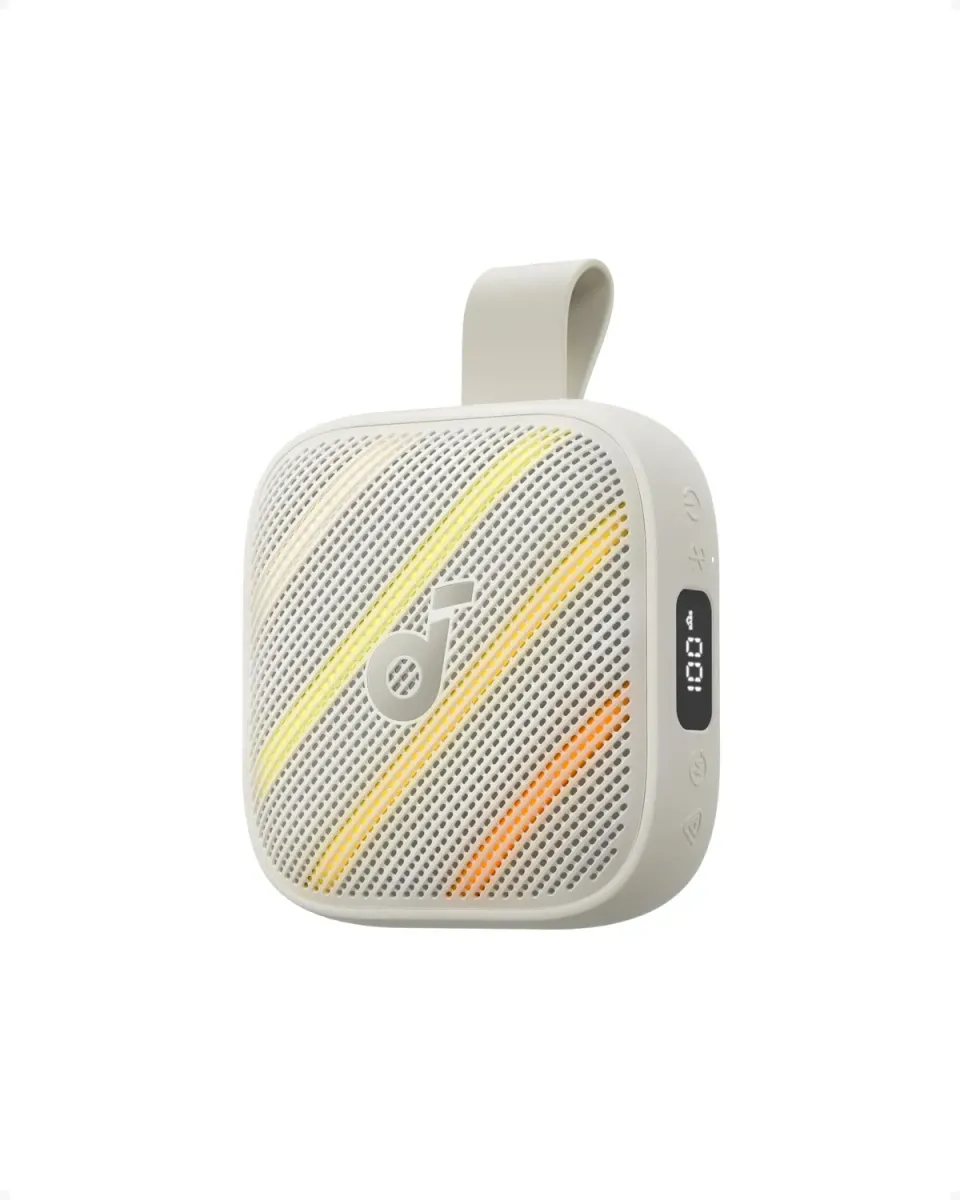 Soundcore Boom Go 3i enceinte Bluetooth portable beige