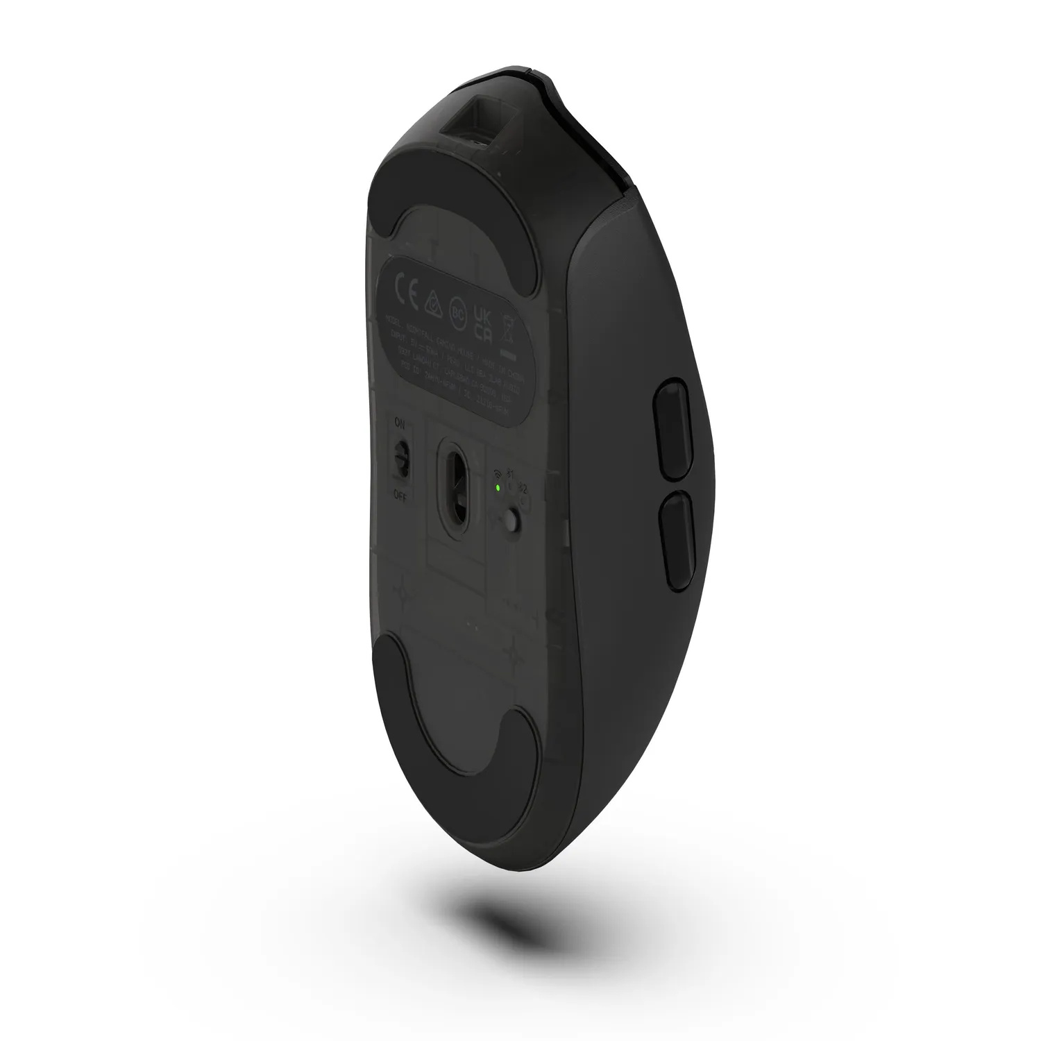 JLab Nightfall souris gaming sans fil noire 12K DPI